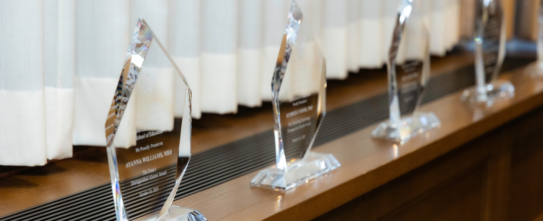 Awards for the 2024 School of Education Distinguished Alumni Awards